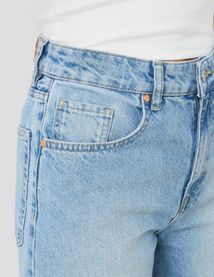 Jean baggy à revers