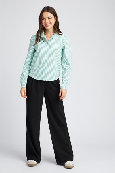 Chemise textur&eacute;e ray&eacute;e