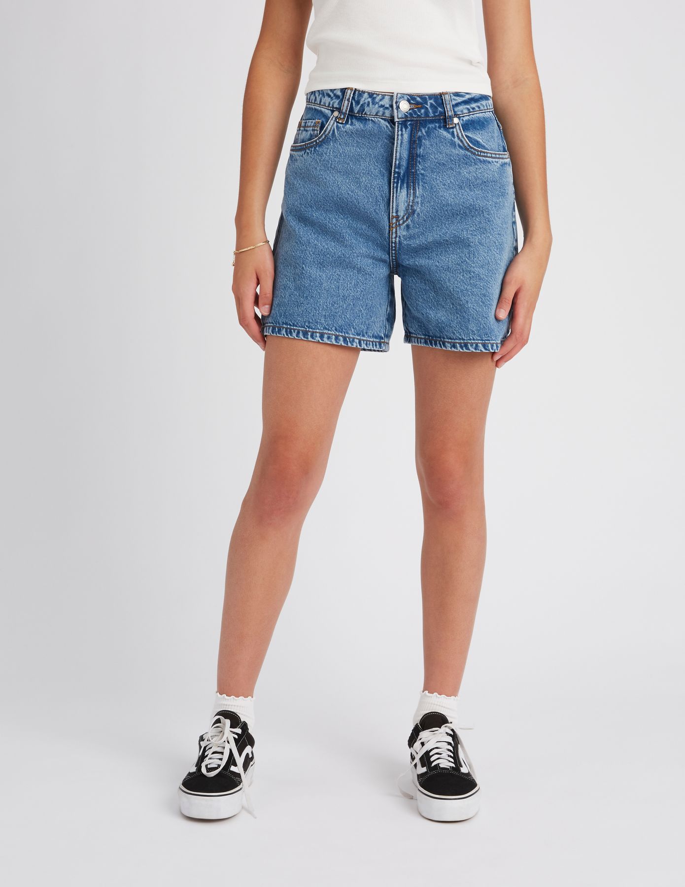 Short en jean mom fit