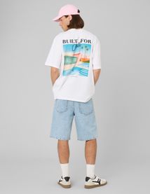 T-shirt imprim&eacute; devant / dos