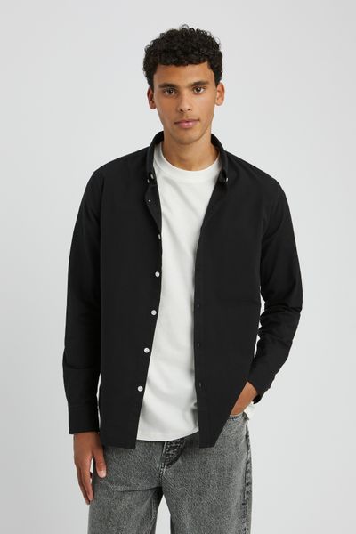 Chemise unie ajustée