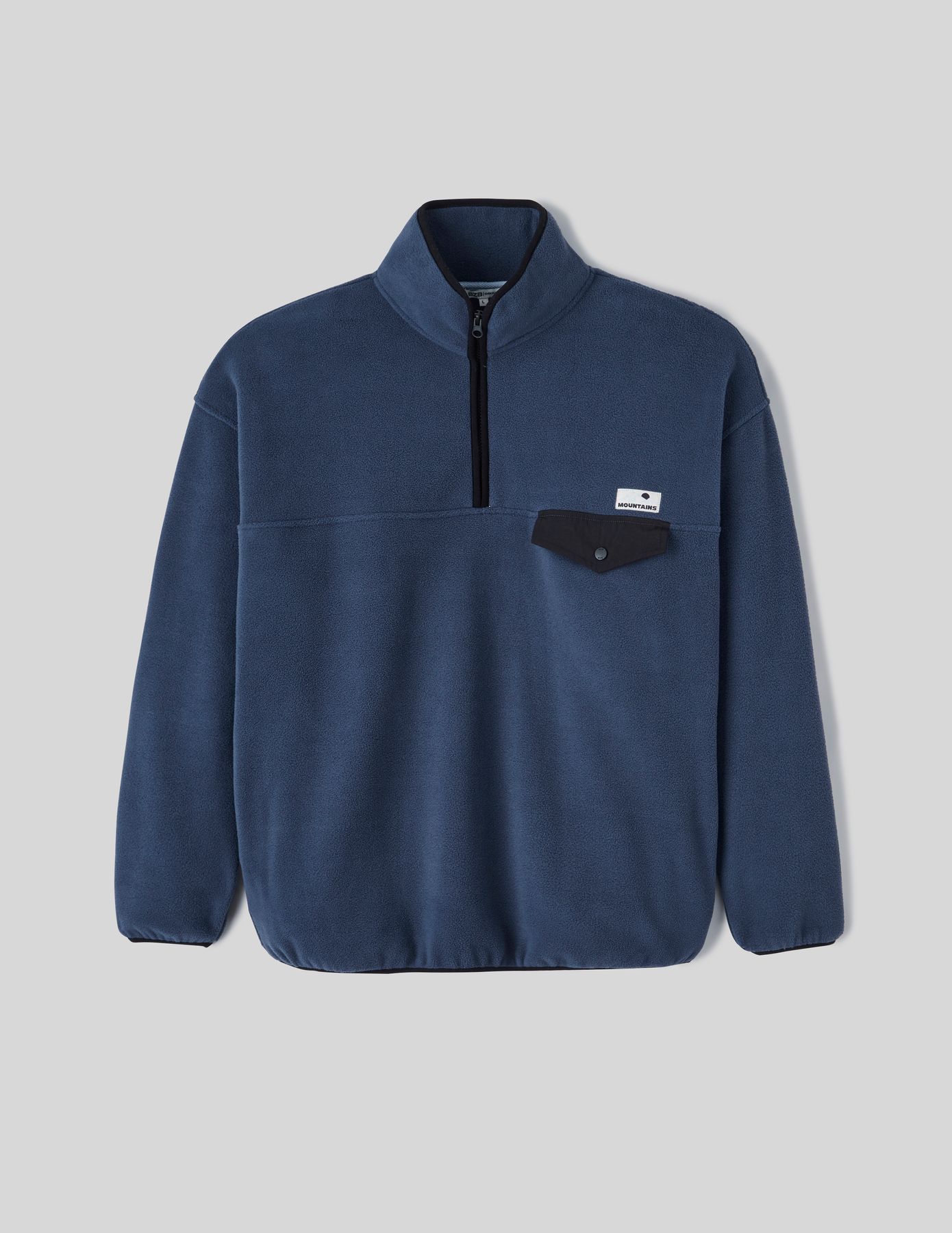 Polaire col montant zipp&eacute;