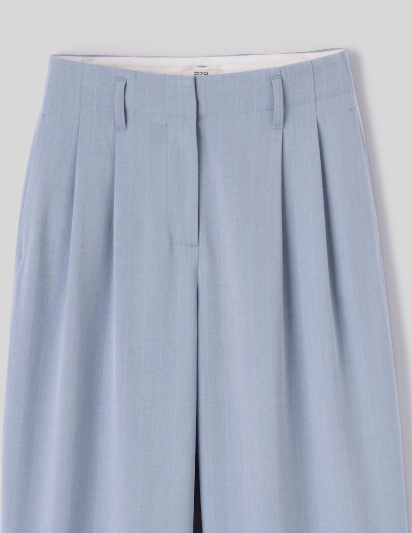 Pantalon tailleur rayé