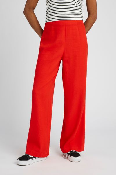 Pantalon wide leg