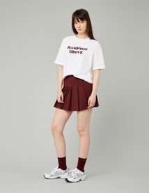 T-shirt imprimé flock