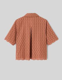 Chemisette en broderie anglaise