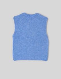 Gilet sans manches &agrave; nouer