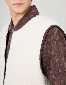 Blouson sans manches réversible