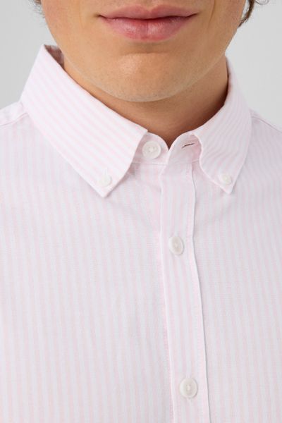 Chemise oxford ray&eacute;e
