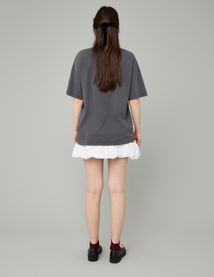 T-shirt oversize délavé