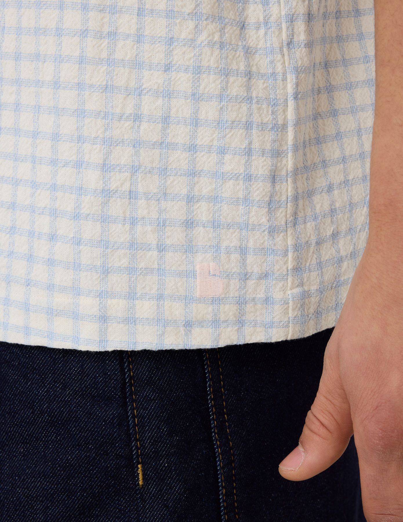 Chemise manches courtes &agrave; carreaux