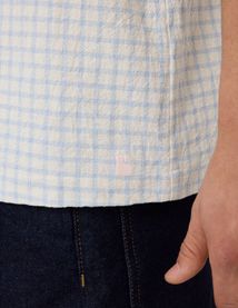Chemise manches courtes &agrave; carreaux