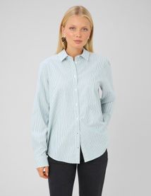 Chemise ray&eacute;e manches longues