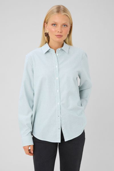 Chemise ray&eacute;e manches longues