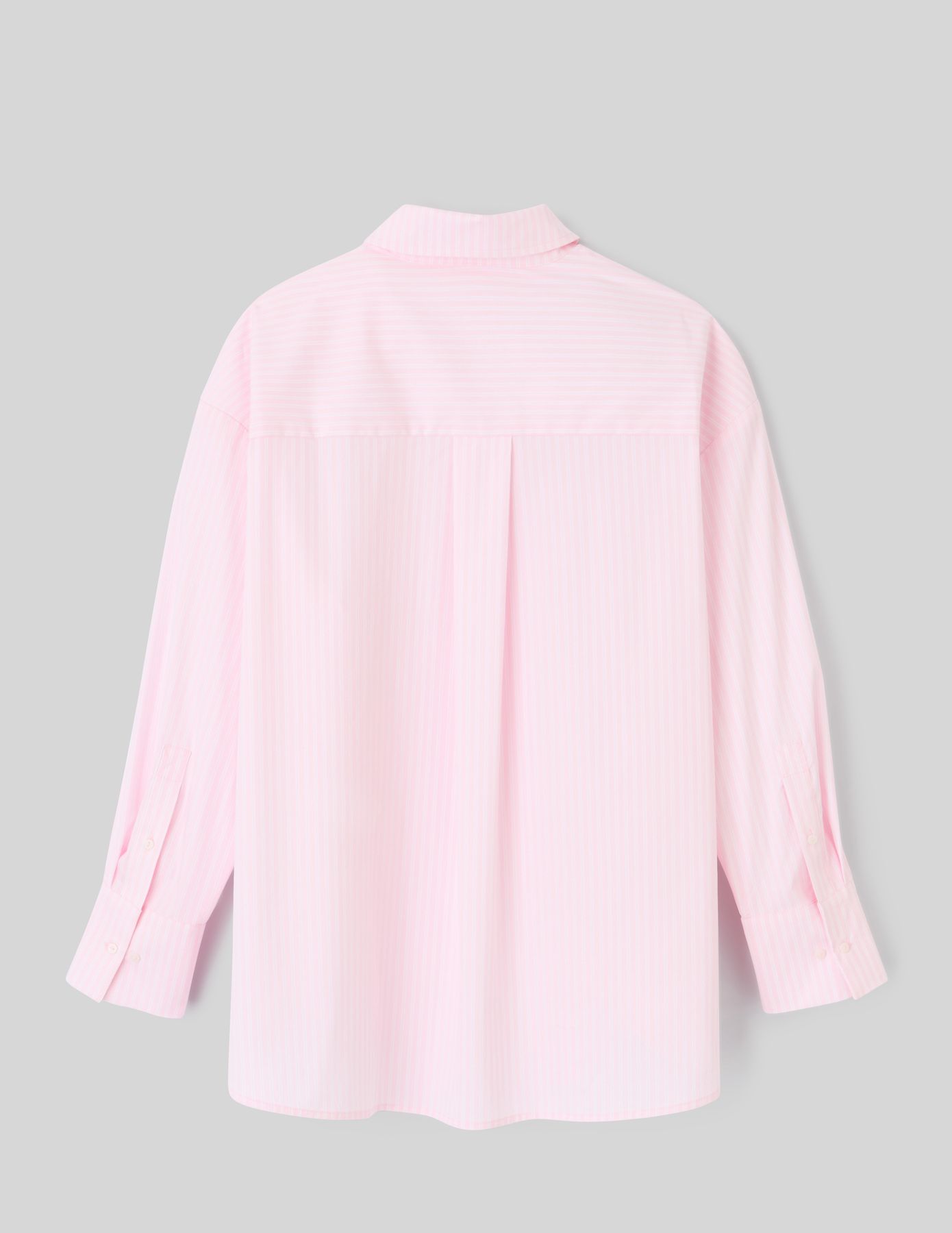 Chemise en popeline rayée