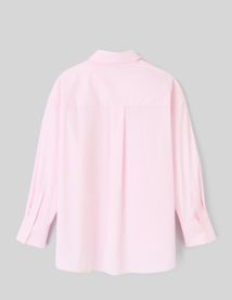 Chemise en popeline rayée