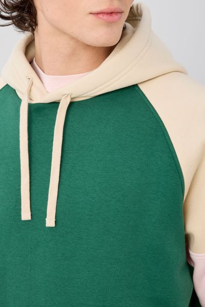 Sweat colorblock &agrave; capuche