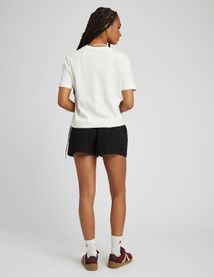 Short gaz de coton à paillettes