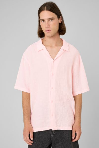 Chemise manches courtes gaze de coton