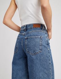 Jean wide leg taille standard