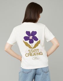 T-shirt imprimé devant/dos
