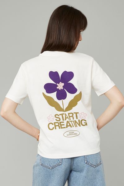T-shirt imprimé devant/dos
