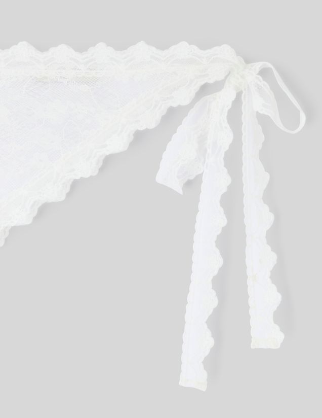 Foulard dentelle