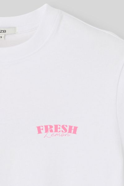 T-shirt imprimé devant/dos