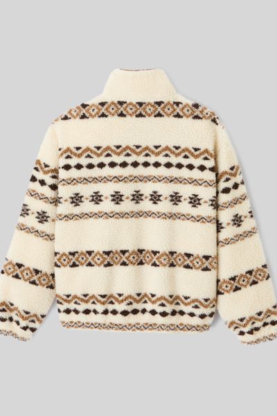 Sweat sherpa imprimé