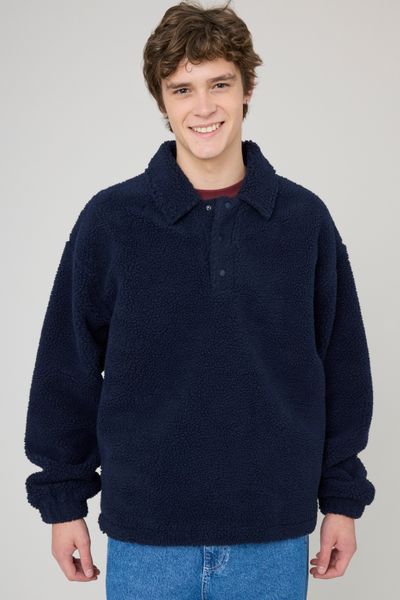 Sweat polo sherpa