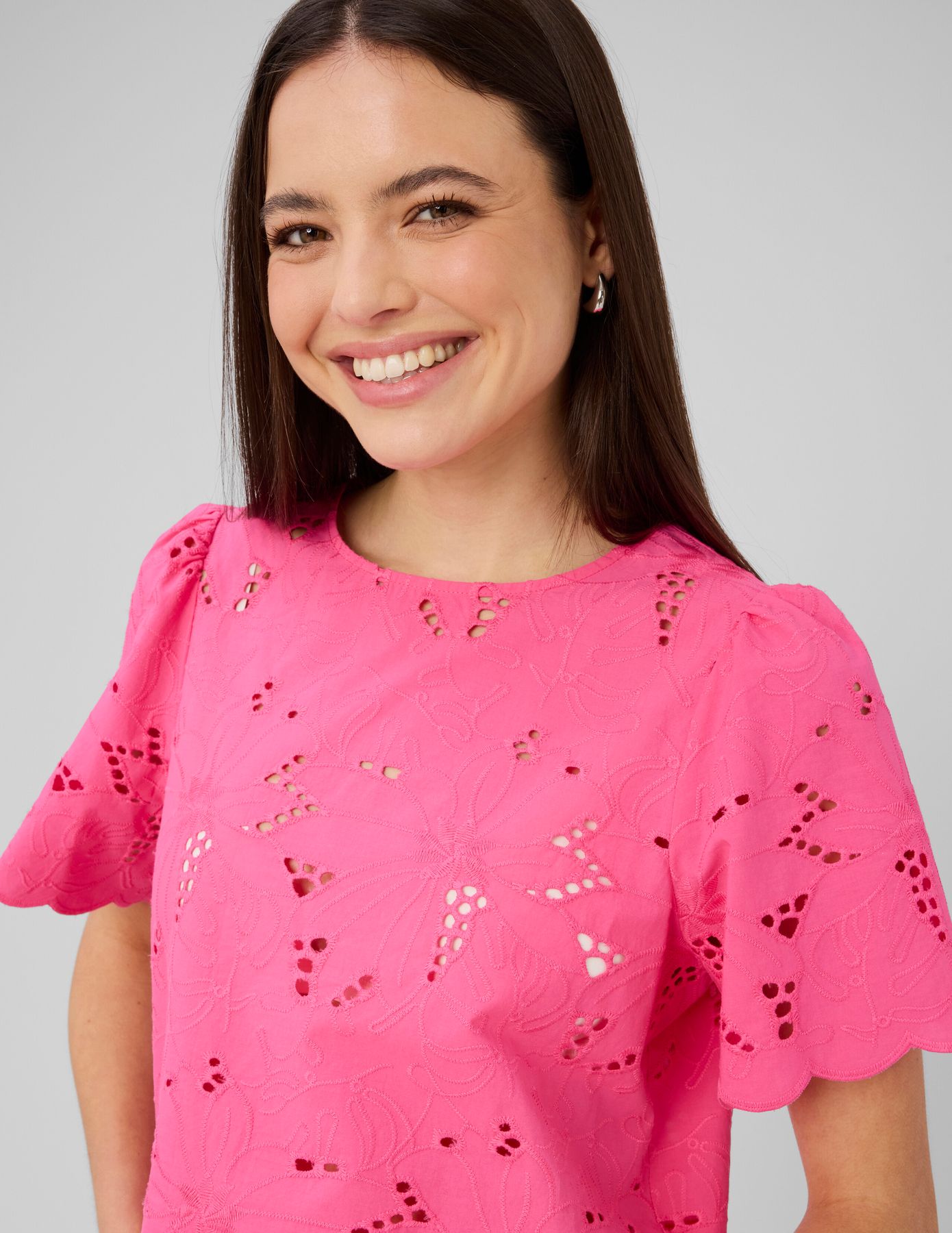 Blouse en broderie anglaise