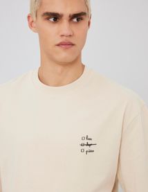T-shirt imprimé soft touch