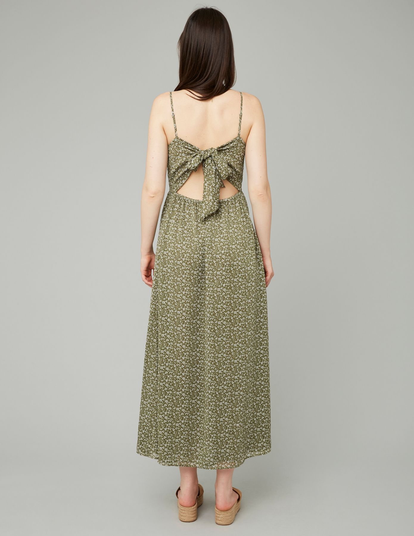 Robe longue imprimée