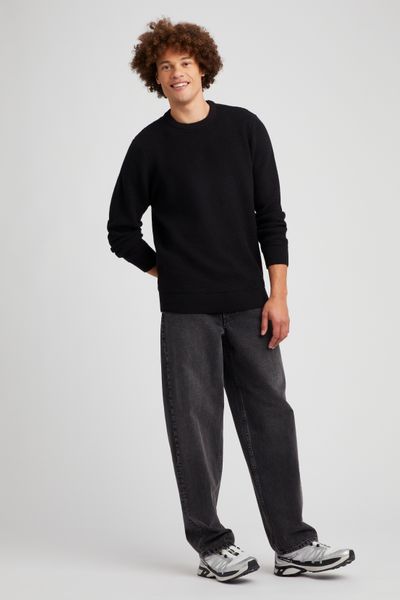 Pull matière fantaisie