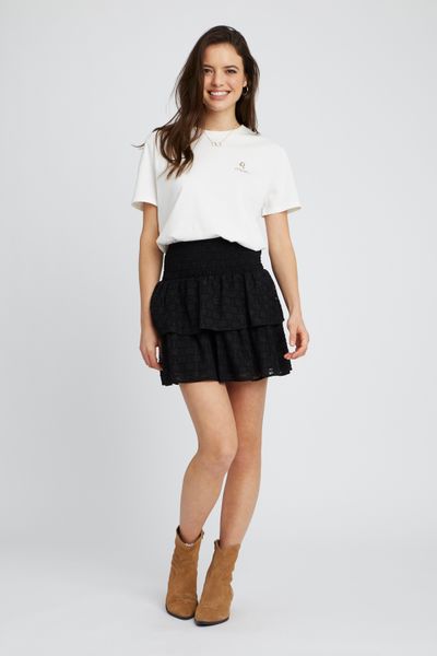Jupe courte jacquard