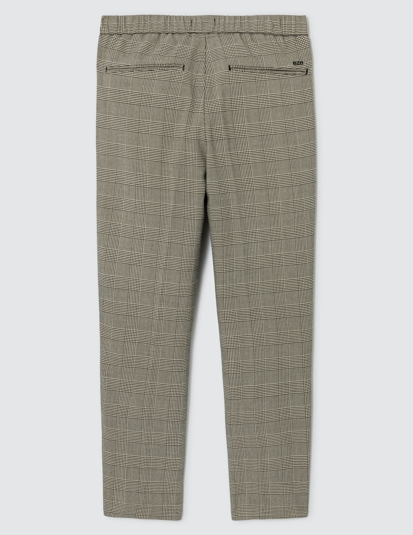 Pantalon de ville à carreaux