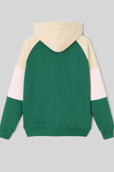 Sweat colorblock à capuche