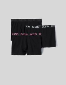 Lot de 3 boxers unis