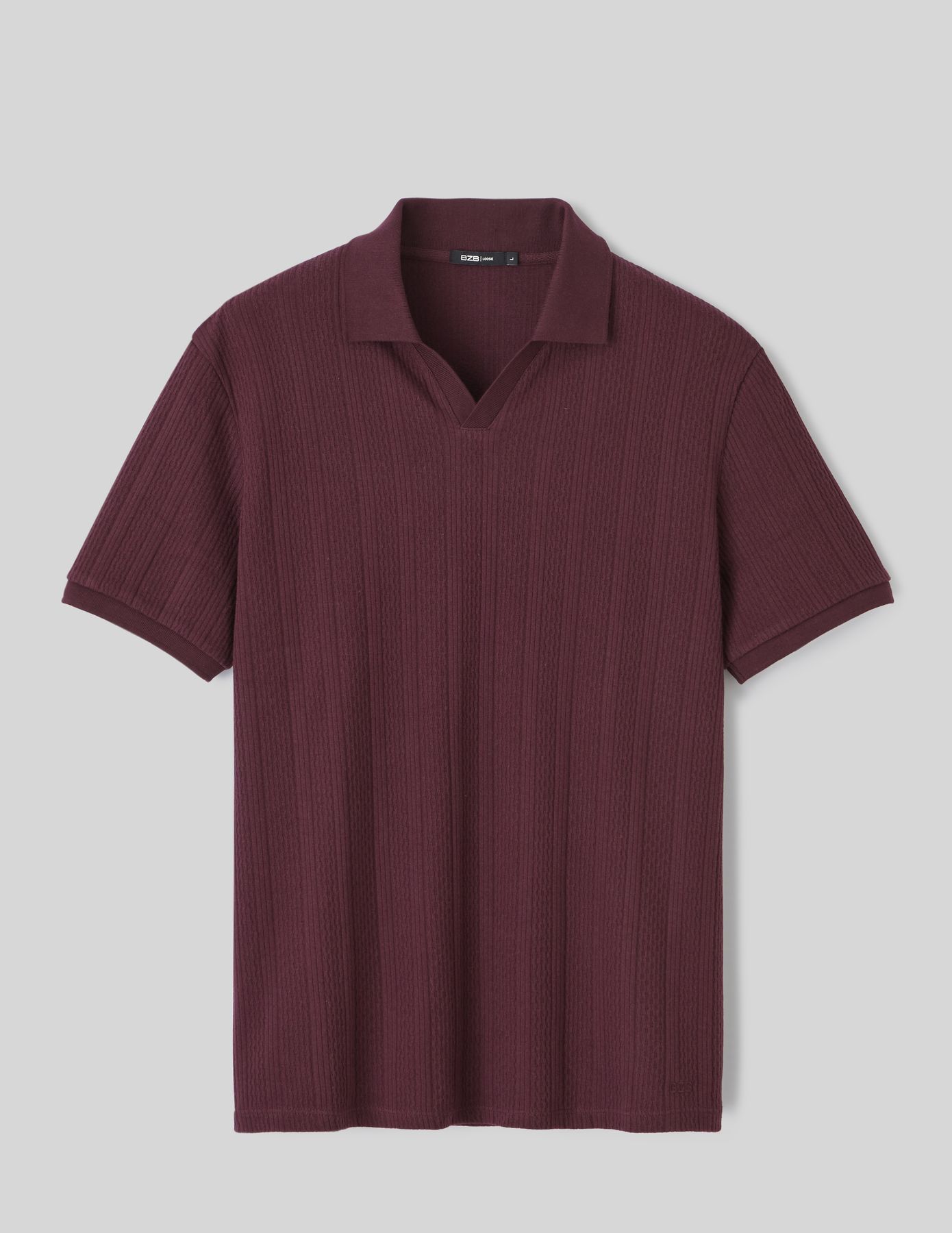 Polo maille fantaisie