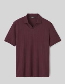 Polo maille fantaisie