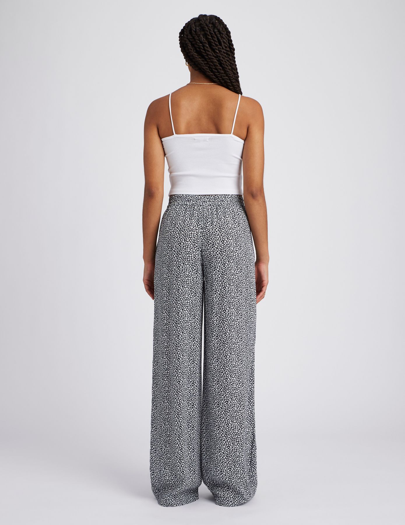 Pantalon fluide imprimé