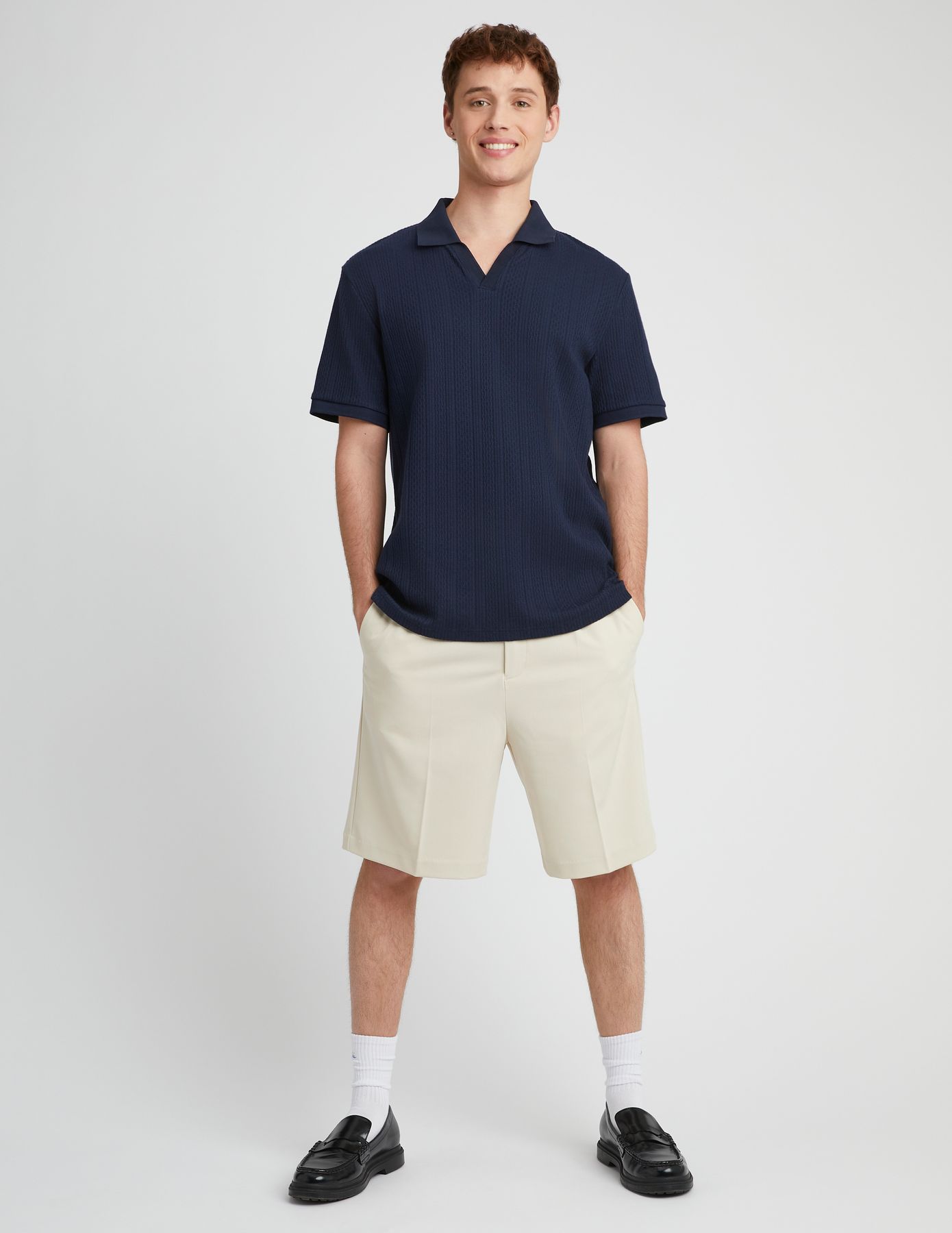 Polo maille fantaisie