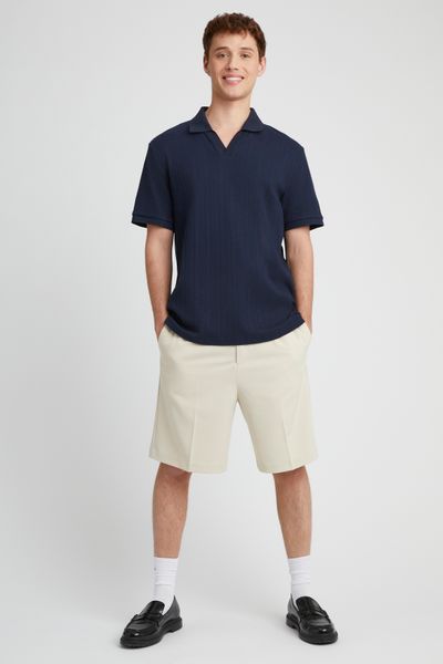 Polo maille fantaisie