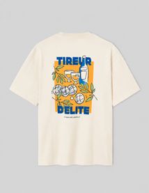 T-shirt imprim&eacute; devant/dos