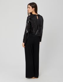 T-shirt manches longues sequins