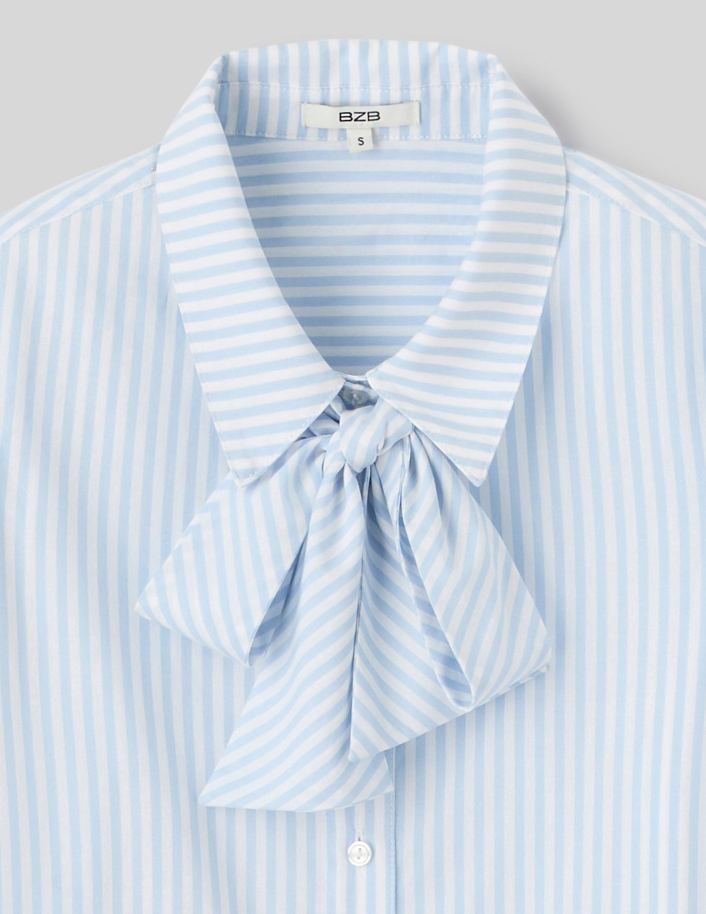 Chemise lavallière rayé