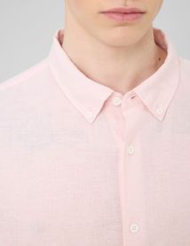 Chemise manches longues viscose lin