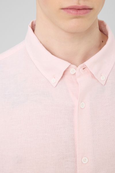 Chemise manches longues viscose lin