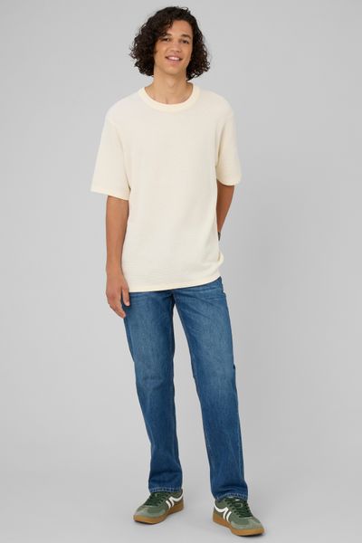 T-shirt maille textur&eacute;e