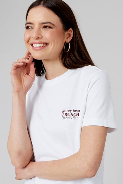 T-shirt imprim&eacute; devant/dos